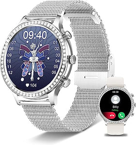 CSB-Smart Watches for Women (Answer/Make Call), Smartwatch for Android Phones iPhone, 1.32'' Waterproof Smart Watches