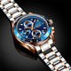 Hudlot - Business Quartz Luminous Stainless Steel WaterProof Men’s Watch