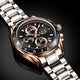 Hudlot - Business Quartz Luminous Stainless Steel WaterProof Men’s Watch