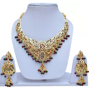 Alloy Gold-plated Multicolor Jewel Set