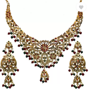 Alloy Gold-plated Multicolor Jewel Set