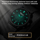 HUdlot - Ultra-Thin Minimalist Sport Chronograph Quartz Mesh Stainless Steel Watch Waterproof Luminous Fashion Wristwatch