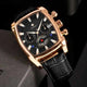 Hudlot - Luxury Military Date Quartz Men Leather Wrist Watch (LW-3343)