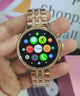 CSB-Phinix Gen 8 Rose Gold Dimand Edition Stainless Steel Menand Women Calling Smartwatch Smartwatch