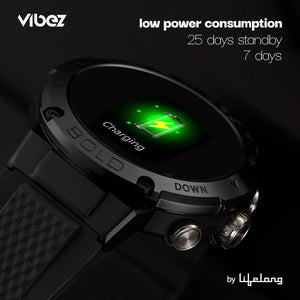 CSB-Vibez by Lifelong Bold Smartwatch For Men Bluetooth Calling 1.32" HD Display