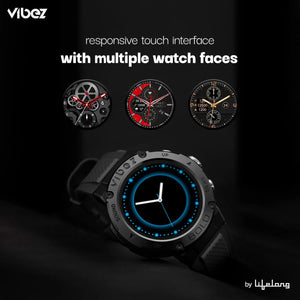 CSB-Vibez by Lifelong Bold Smartwatch For Men Bluetooth Calling 1.32" HD Display