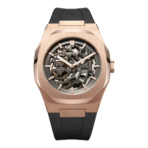 CSB-Skeleton Analog Black Dial Men Watch