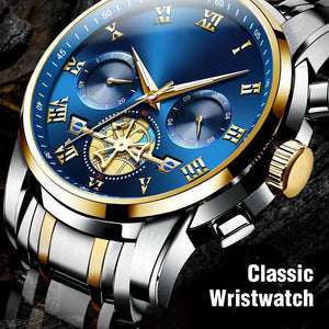 New Multifunction Chronograph Wristwatch with 6 Hands