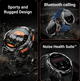 CSB-NoiseFit Force Rugged Round Dial Bluetooth calling Smart Watch