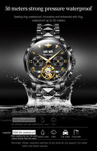 Mechanical Sapphire Crystal Waterproof Fashion Wrist Watches