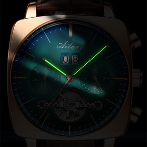 THE WATCH 2021AILANG famous brand watch montre automatique luxe chronograph Square Large Dial Watch