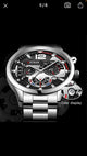 Men’s Stainless Steel Watches Luxury Quartz Wristwatch