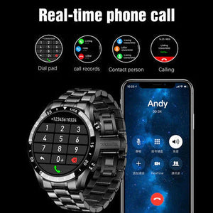 THE WATCH Men's Smartwatch  Updated Version with Bluetooth Call Watch, Waterproof Sports Watch, Touch Colour Display, Fitness Watch, Sleep Monitor, for  (46 mm)