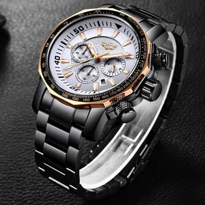 Simple Watches For Men's Quartz Stainless Steel|| Chronograph Men’s Watch – 043