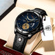 Swiss Brand POEDAGAR Sports Men Watch 2022 Wristwatch Luxury Waterproof Calendar Quartz Leather