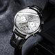 THE WATCH Automatic Mechanical Men Watches Leather Waterproof Date Week Black Fashio Classic Wrist Watches 2022